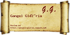 Gangel Glória névjegykártya